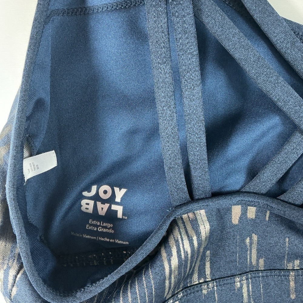 JoyLab Blue and White Patterned Leggings Set A0344 - Picture 8 of 9